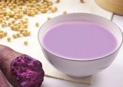 <b>紫薯豆浆怎么做 喝紫薯豆浆的好处</b>
