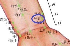 经渠(Jīngqú)穴 - 手部穴位